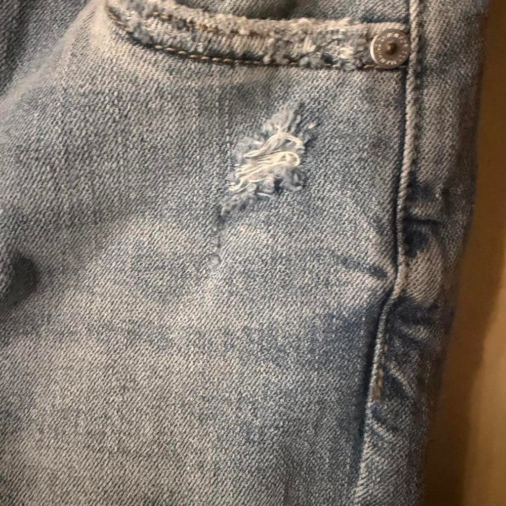 NWT 7FAM Dojo Wide Leg Ultra High Rise Jeans Fig Leaf Sz 33 - Picture 5 of 8